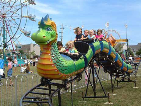 Little dragon roller coaster for kids