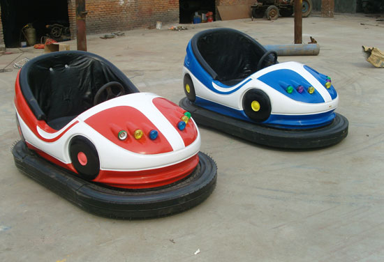 Vintage bumper cars for fairground 