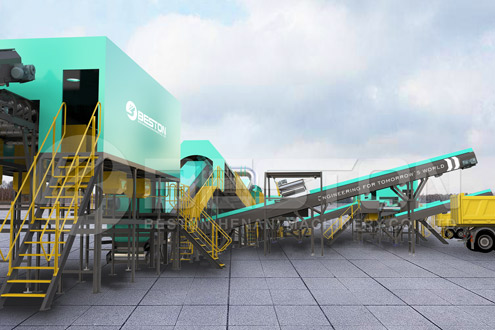 Reasonable Beston Waste Sorting Plant Price