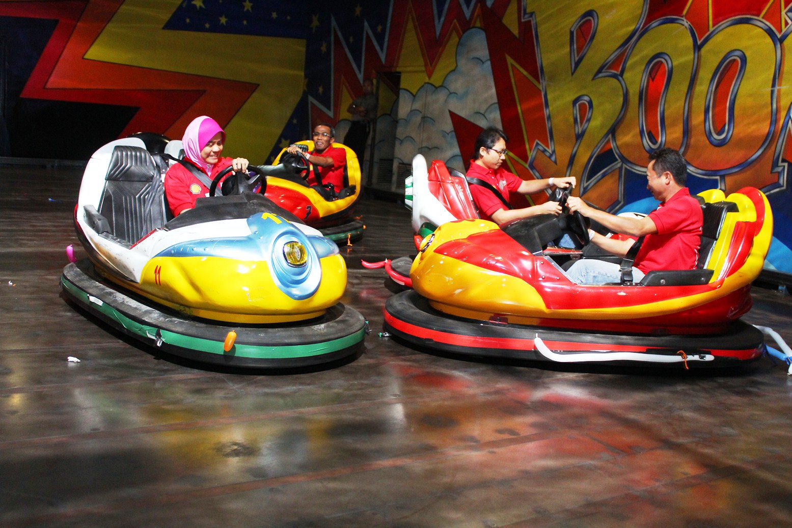 portable bumper cars for rent