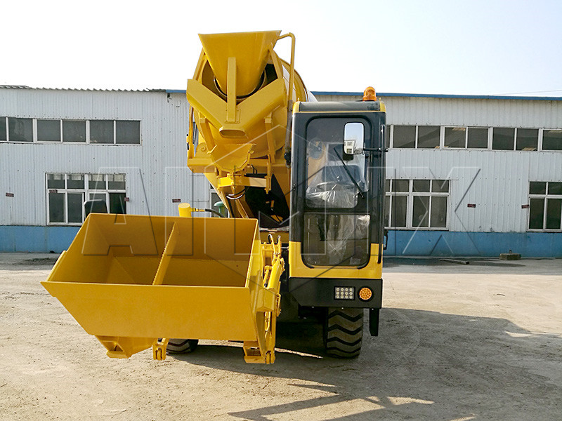 self loading concrete mixer truck