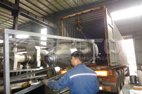 Shipment of Sugarcane Bagasse Charcoal Machines - Beston
