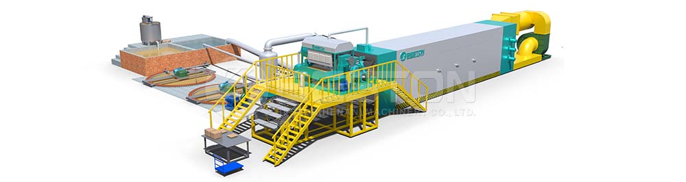 Automatic Egg Tray Making Machine