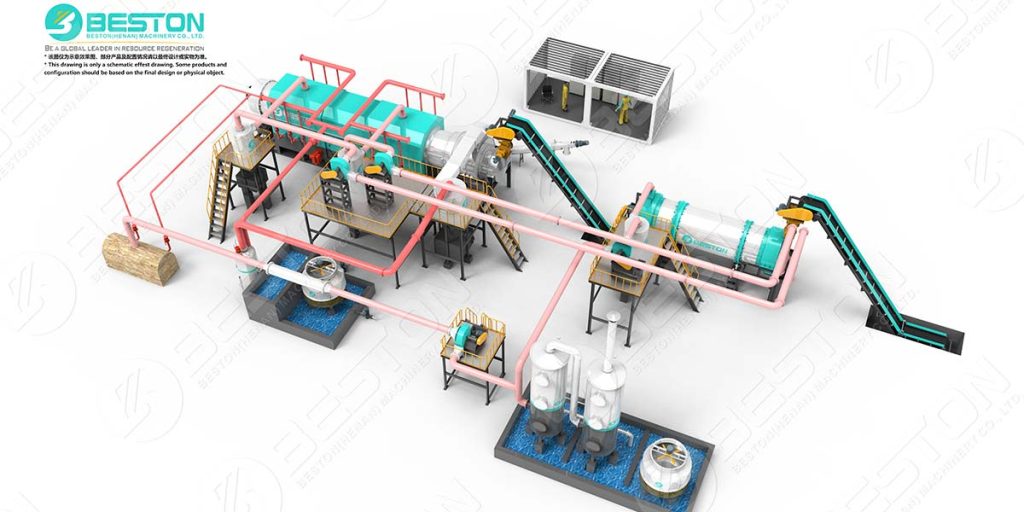 BST Continuous Biomass Pyrolysis Plant