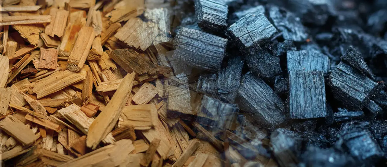 Wood to Charcoal